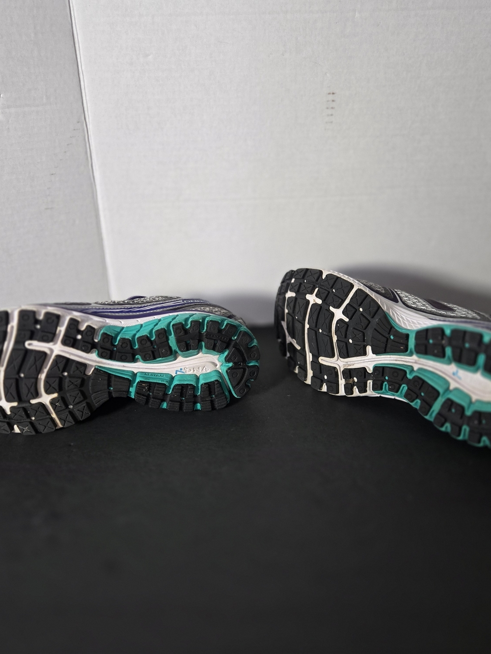 Brooks Ghost 7 'G7' Women's Running Shoes Gray/Teal/Purple Size 9 Wide - Picture 12 of 12